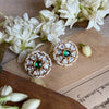 Heart Polki Studs - Kesya Curates