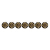 Black Diwan Brass Buttons
