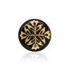 Black Diwan Brass Buttons