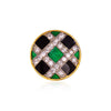 Green and Black Checkerboard Buttons