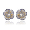 Mini Pink Floral Studs