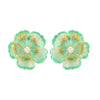 Mini Pink Floral Studs