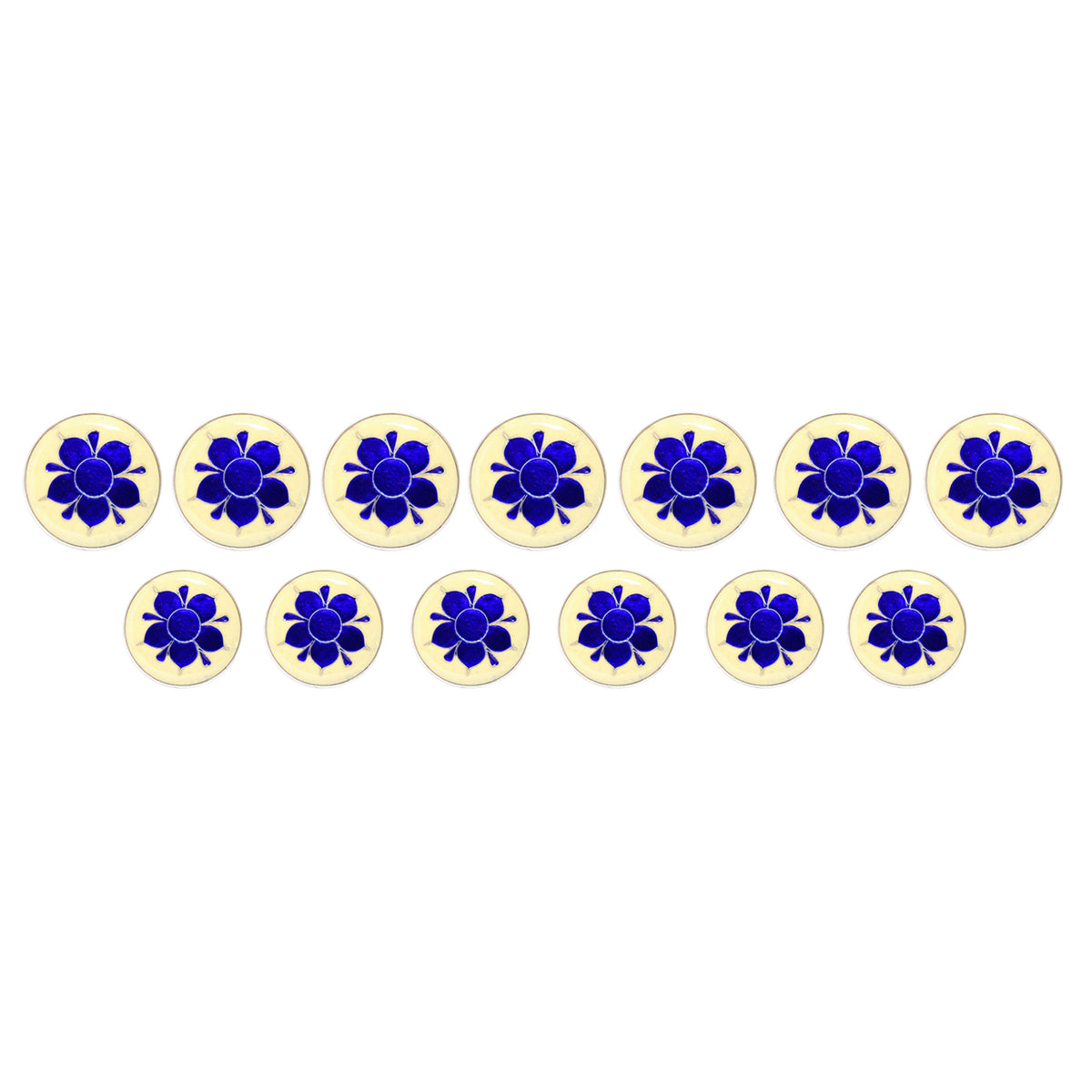 Mughal Flower Button