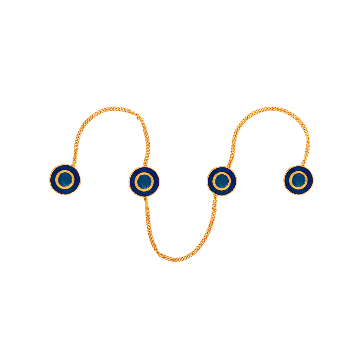 Concentric Enamel Kurta Button
