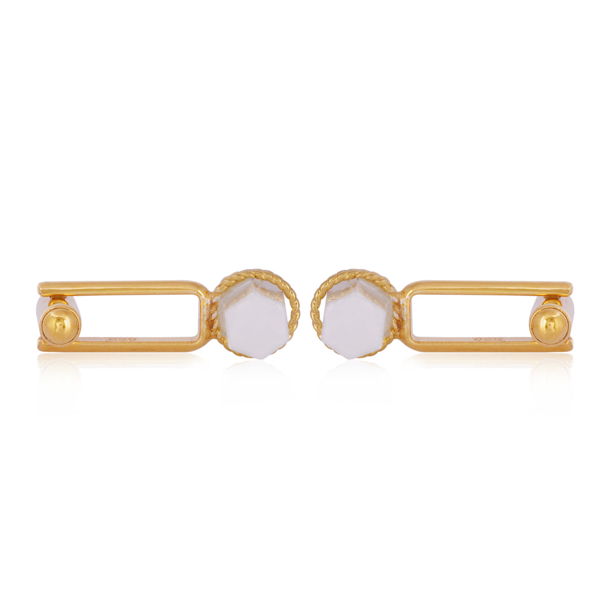 Crystal Bar Cufflinks