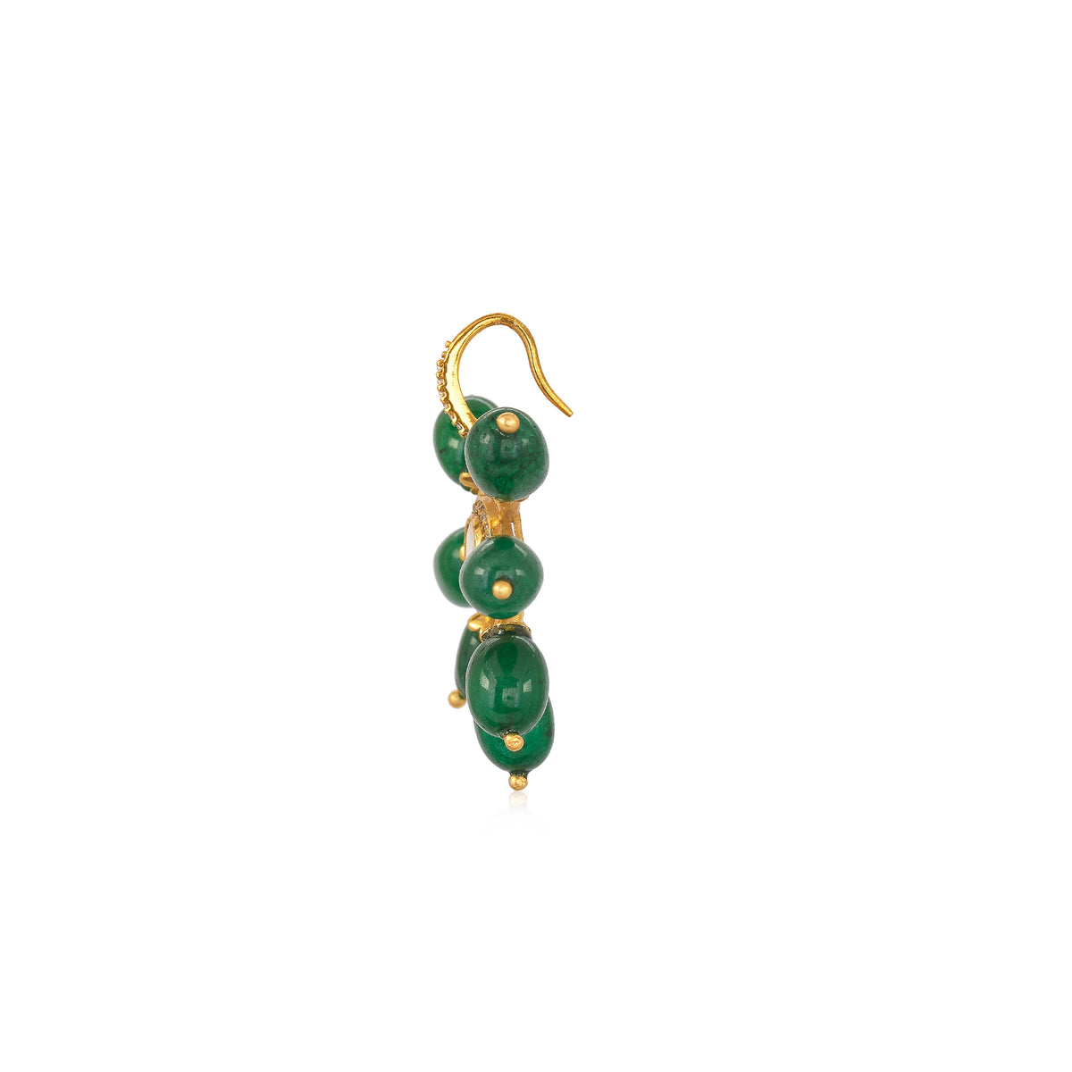 Green Chakri Earrings