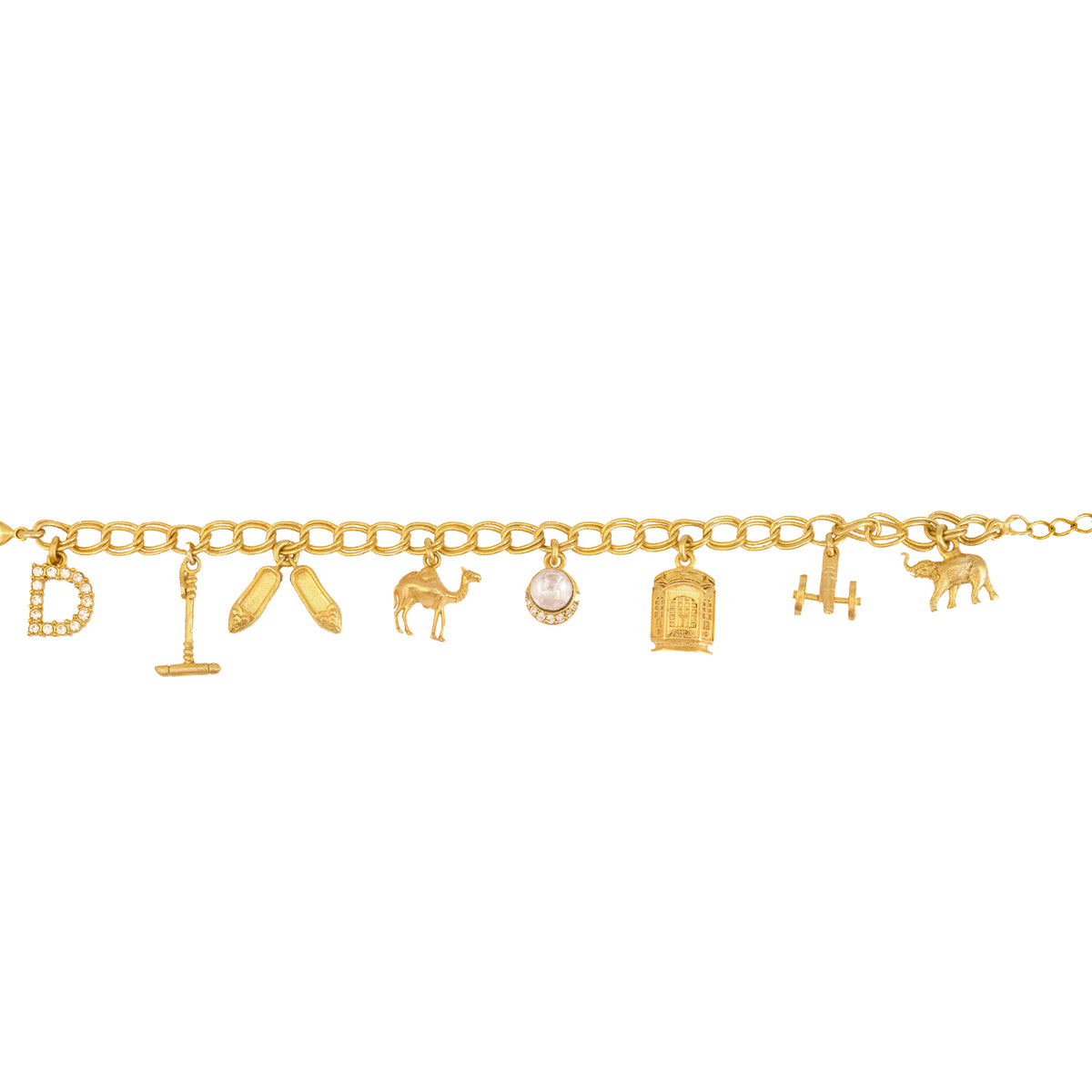 Jaipur Charm Initial Bracelet