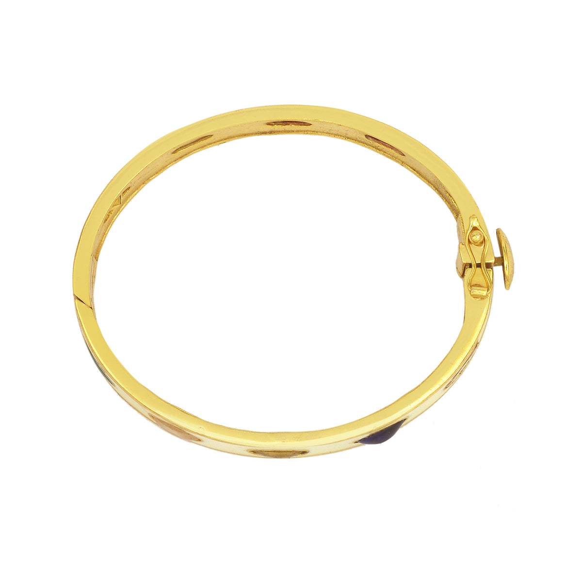 White Navratan Bangle