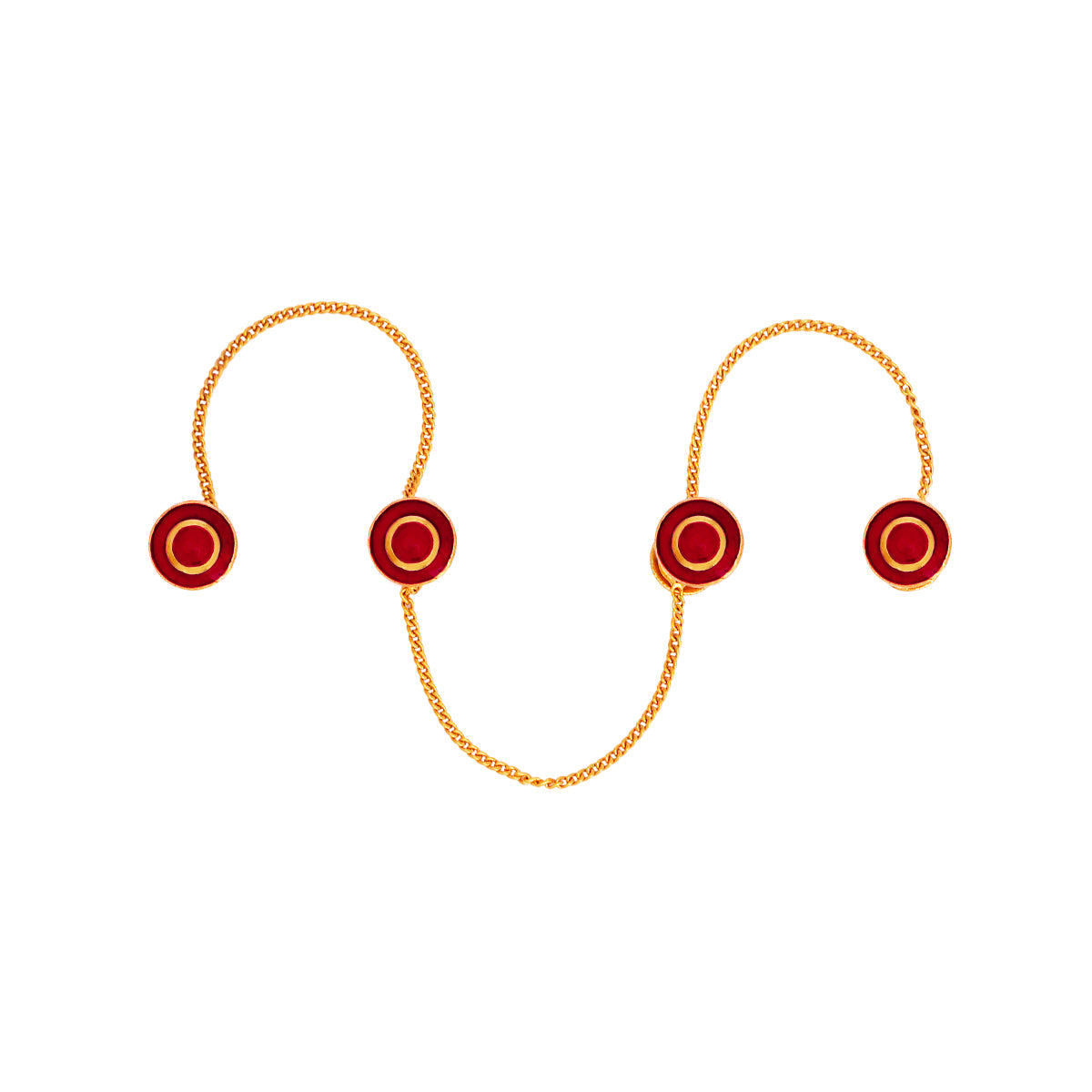 Concentric Enamel Kurta Button
