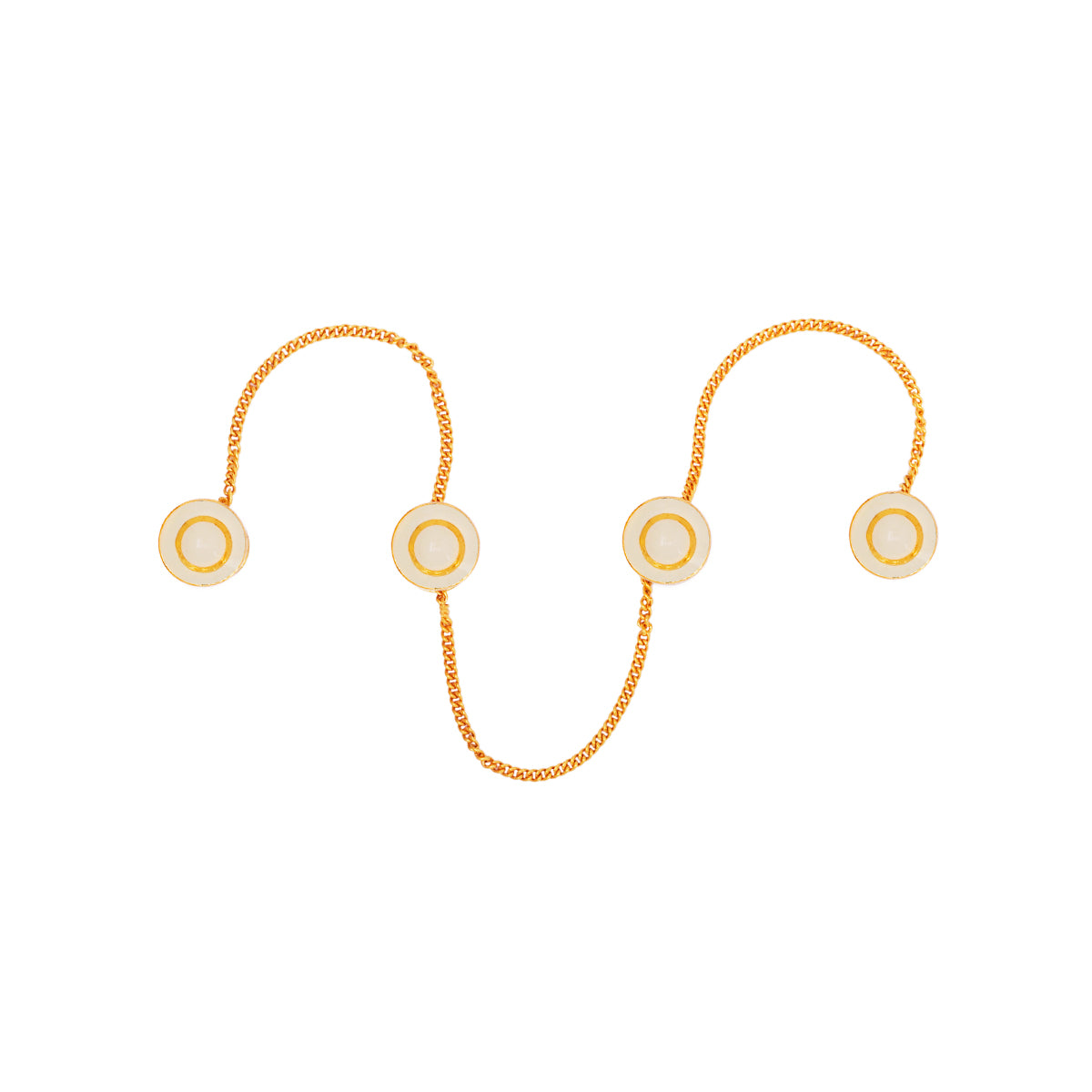 Concentric Enamel Kurta Button