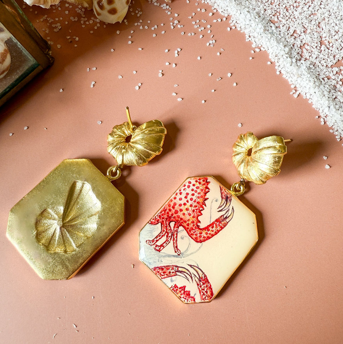 Shell & Claw Earring