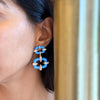 Enamel Link Earrings