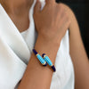 Blue Cleo Bangle