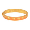 Orange Haathi Bangle