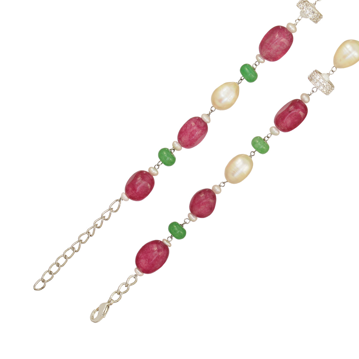 Multi Pearl (Freshwater) Chain - Brass