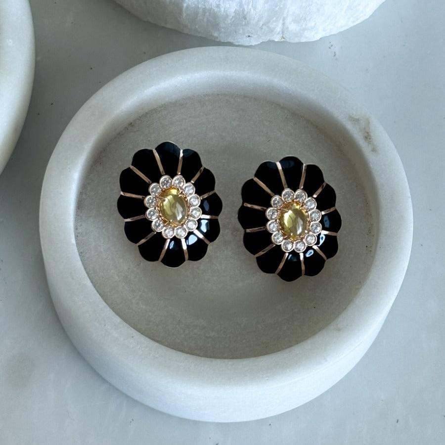 Petal Glow Studs- Kesya Curates