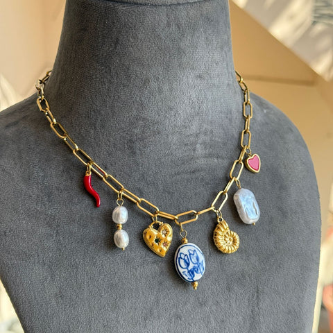 Vintage Charm Necklace - Kesya Curates