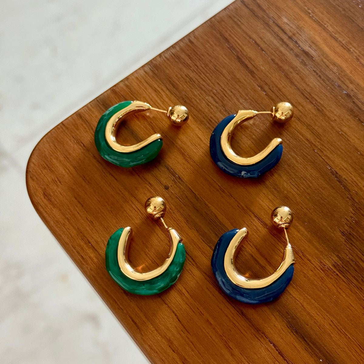 Malachite Hoop - Kesya Curates