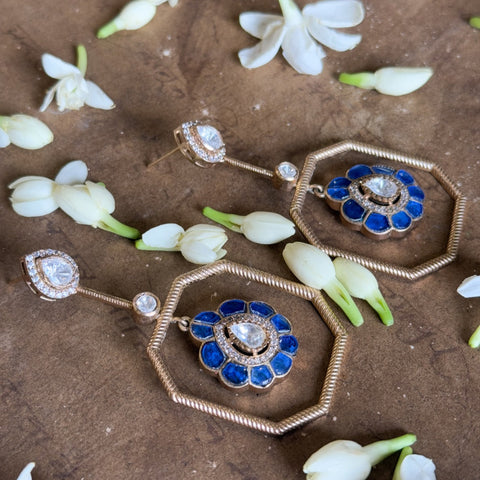 Darbaar Phool Earrings - Kesya Curates