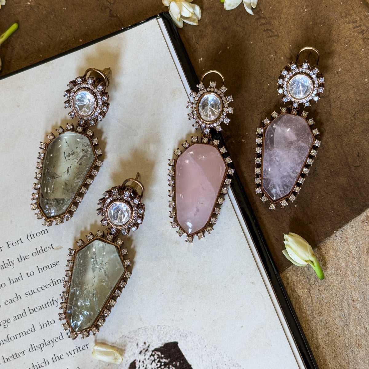 Chandrika Earrings - Kesya Curates