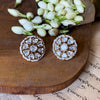 Heart Polki Studs - Kesya Curates
