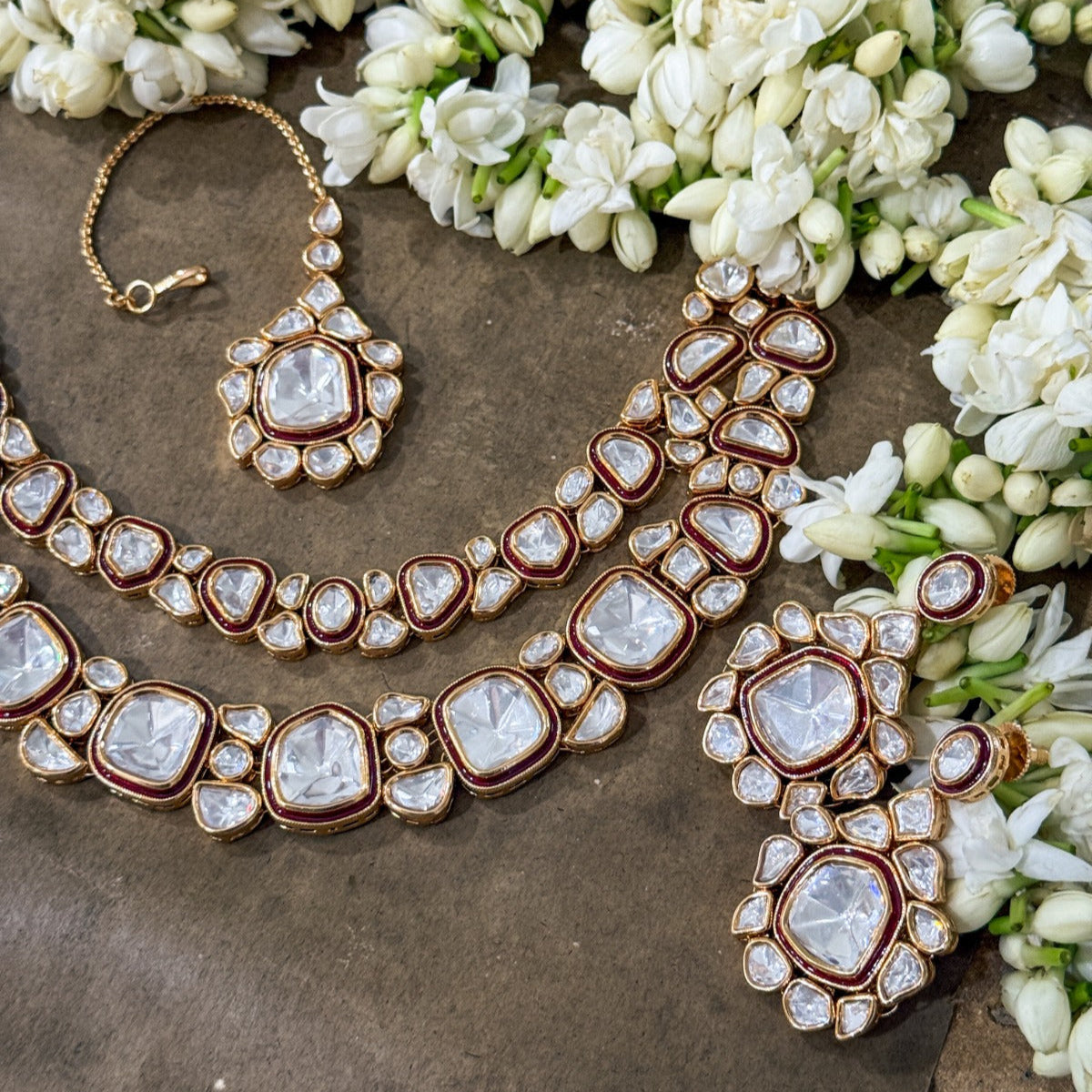 Rajmahal Polki Set - Kesya Curates