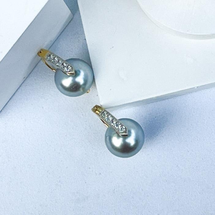 Pearl Line Studs- Kesya Curates