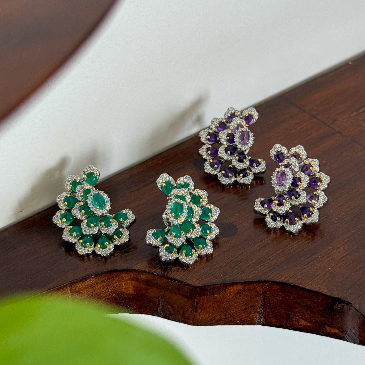 Half Flower Earrings - Kesya Curates