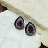 Enamel Tear Drop Earrings - Kesya Curates