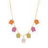 Forest Green Tulip Necklace