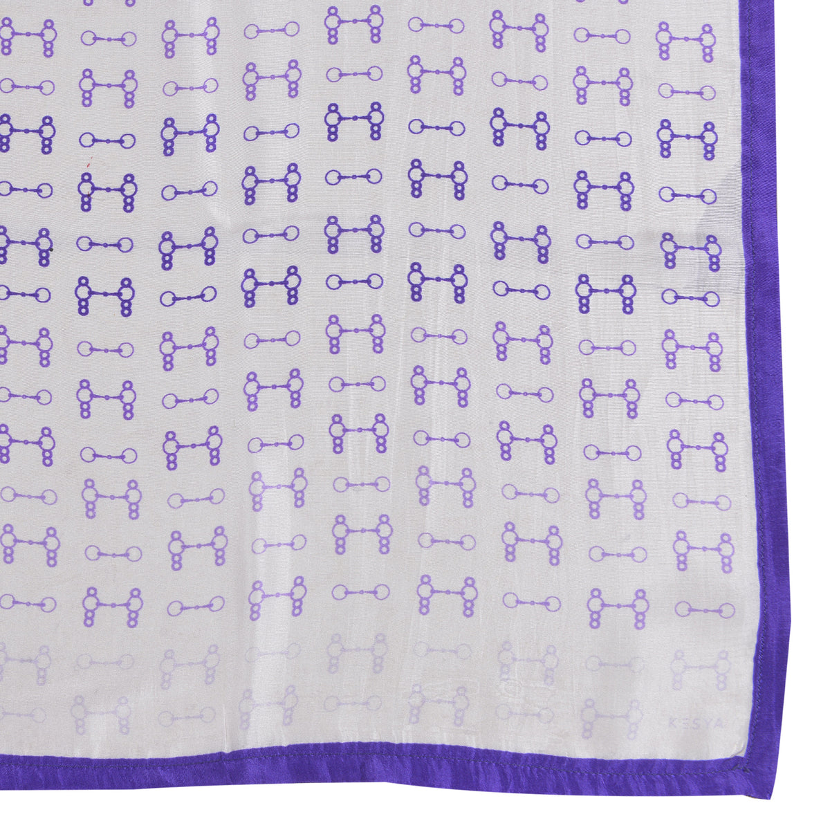 PURPLE OMBRE SNAFFLE POCKET SQUARE