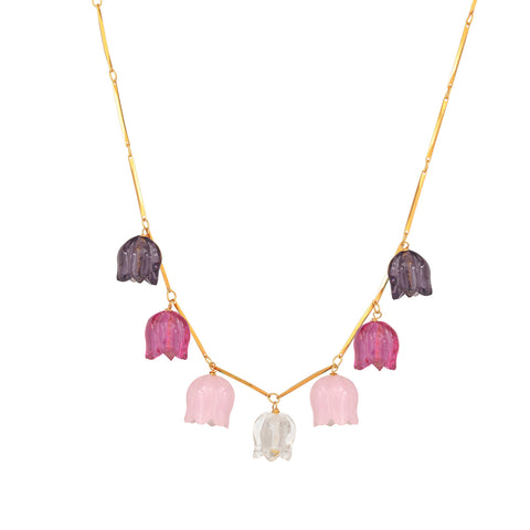BLOSSOM PINK TULIP NECKLACES