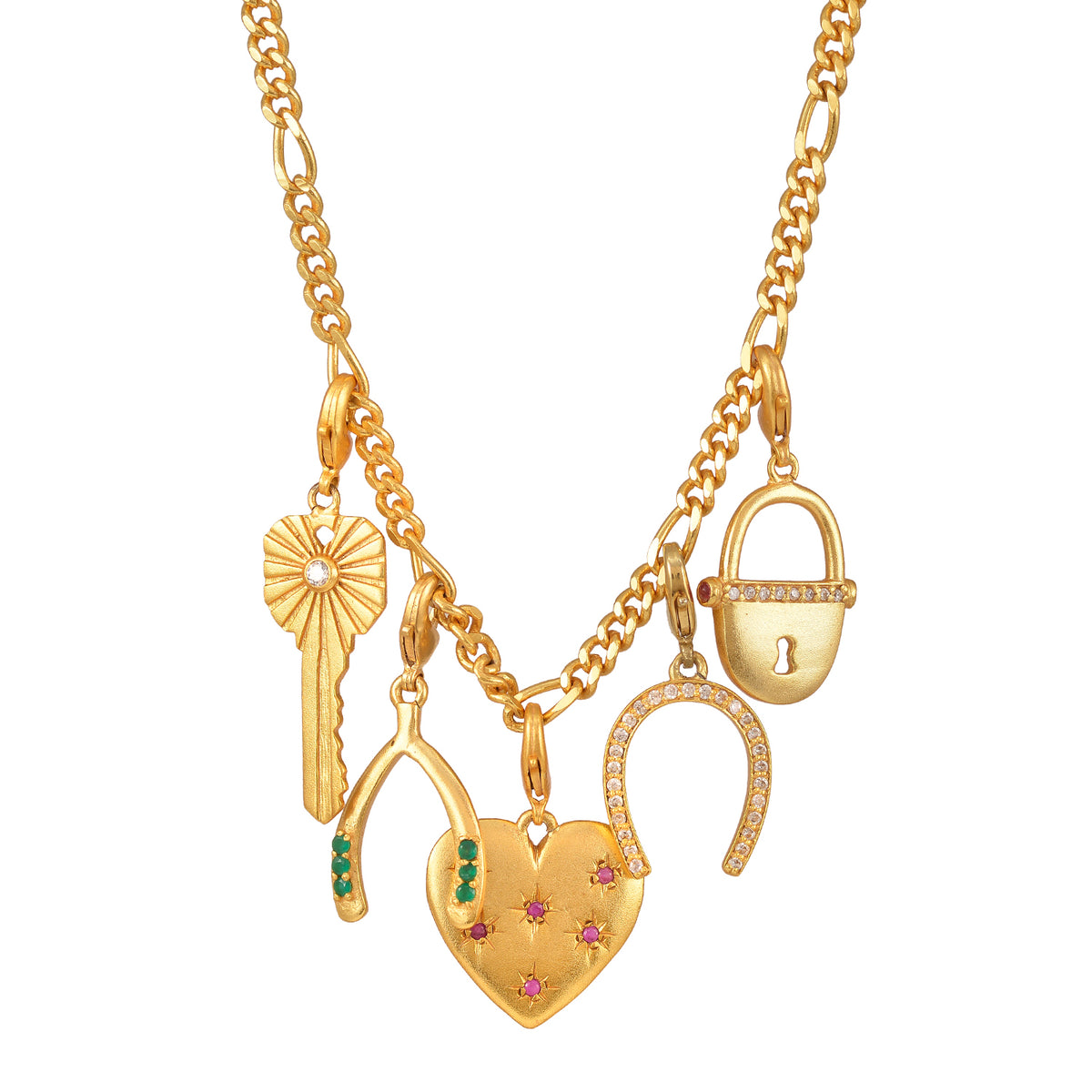 Love and Luck Charm Necklace
