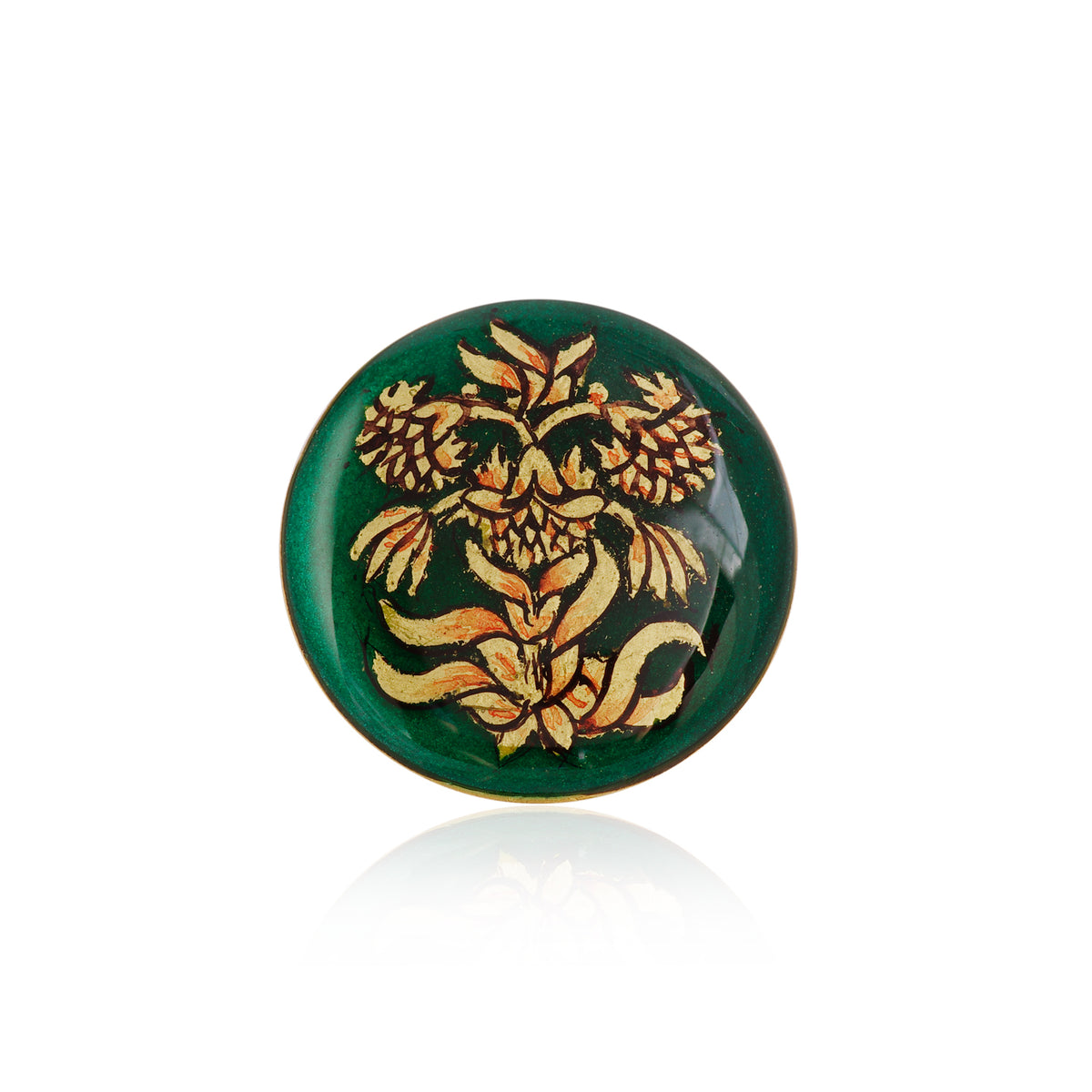 Turquoise Ramgarh Button