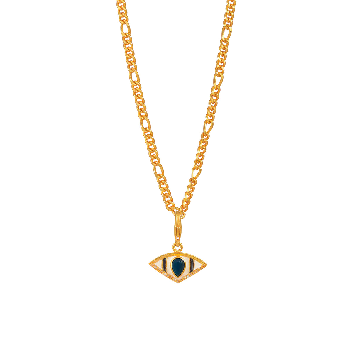 Triangle Evil Eye Charm