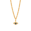 Triangle Evil Eye Charm