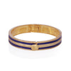 Ivory Enamel Stripe Bangle