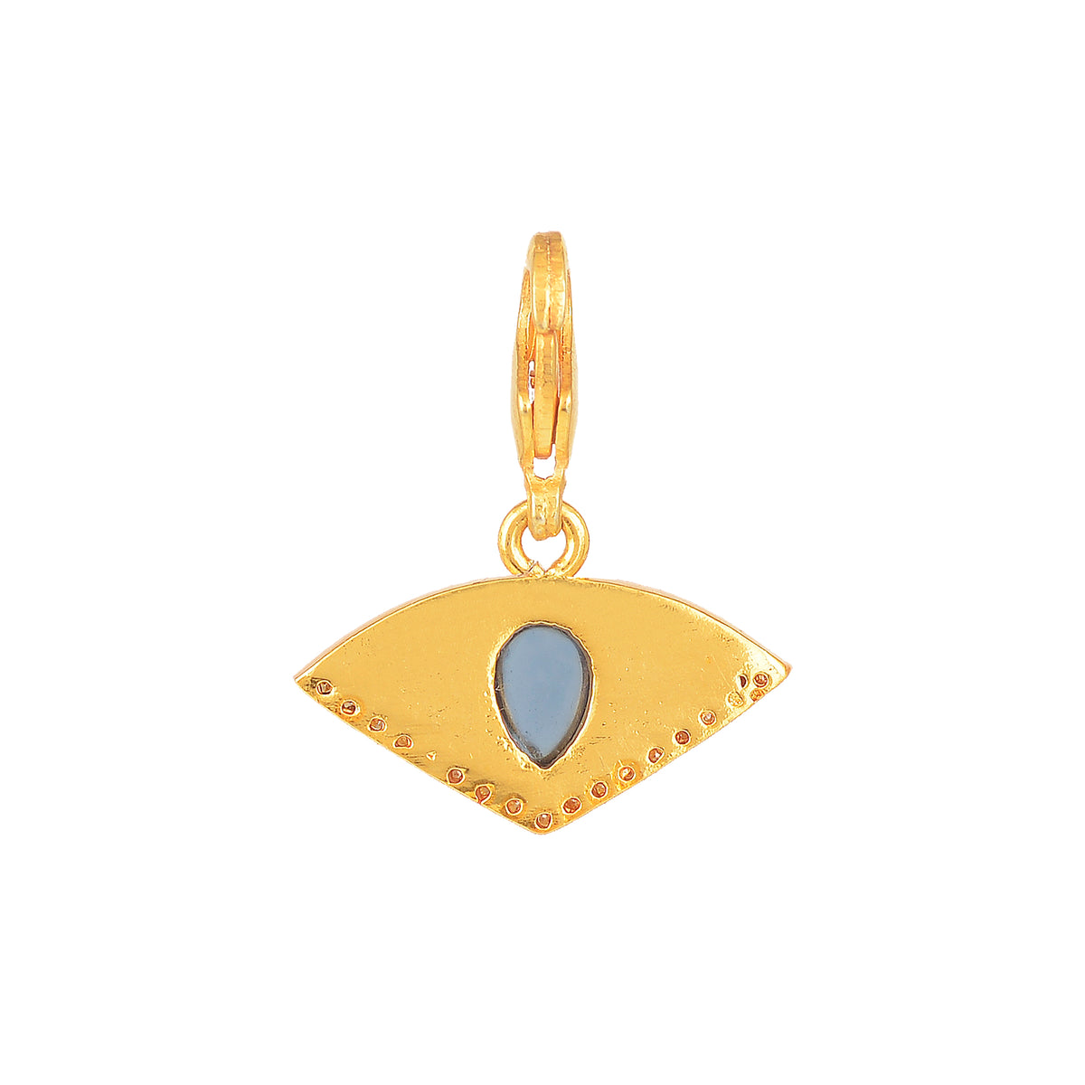 Triangle Evil Eye Charm