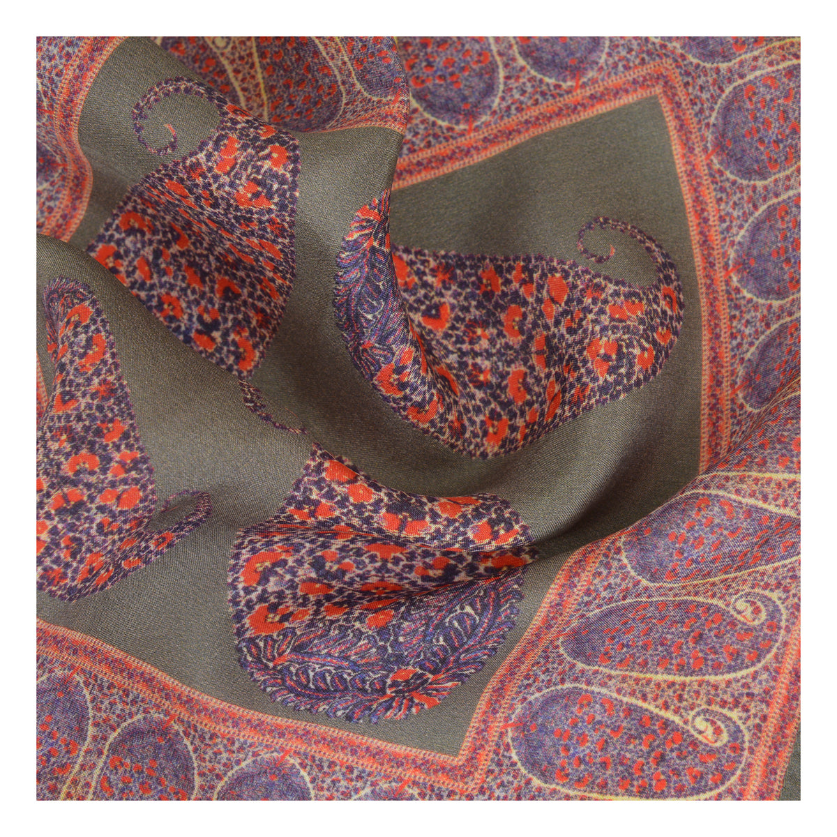Fossil Paisley Pocket Square