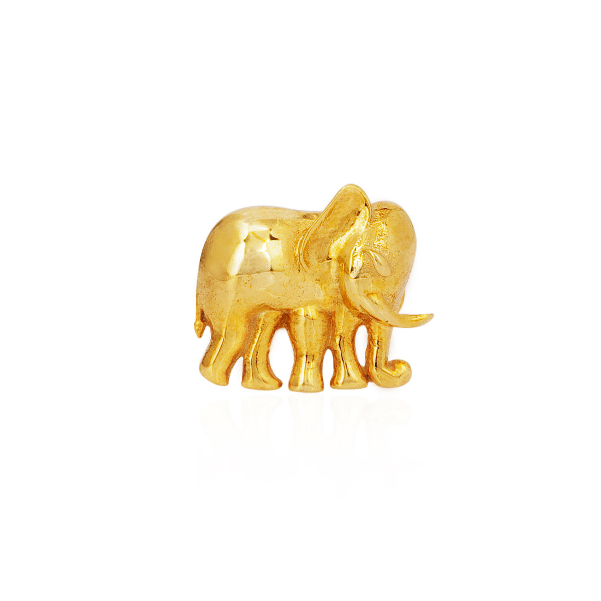 GOLD CUT-OUT ELEPHANT CUFFLINKS
