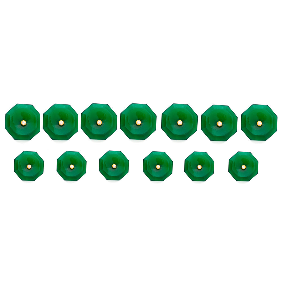 GREEN ONYX BUTTONS