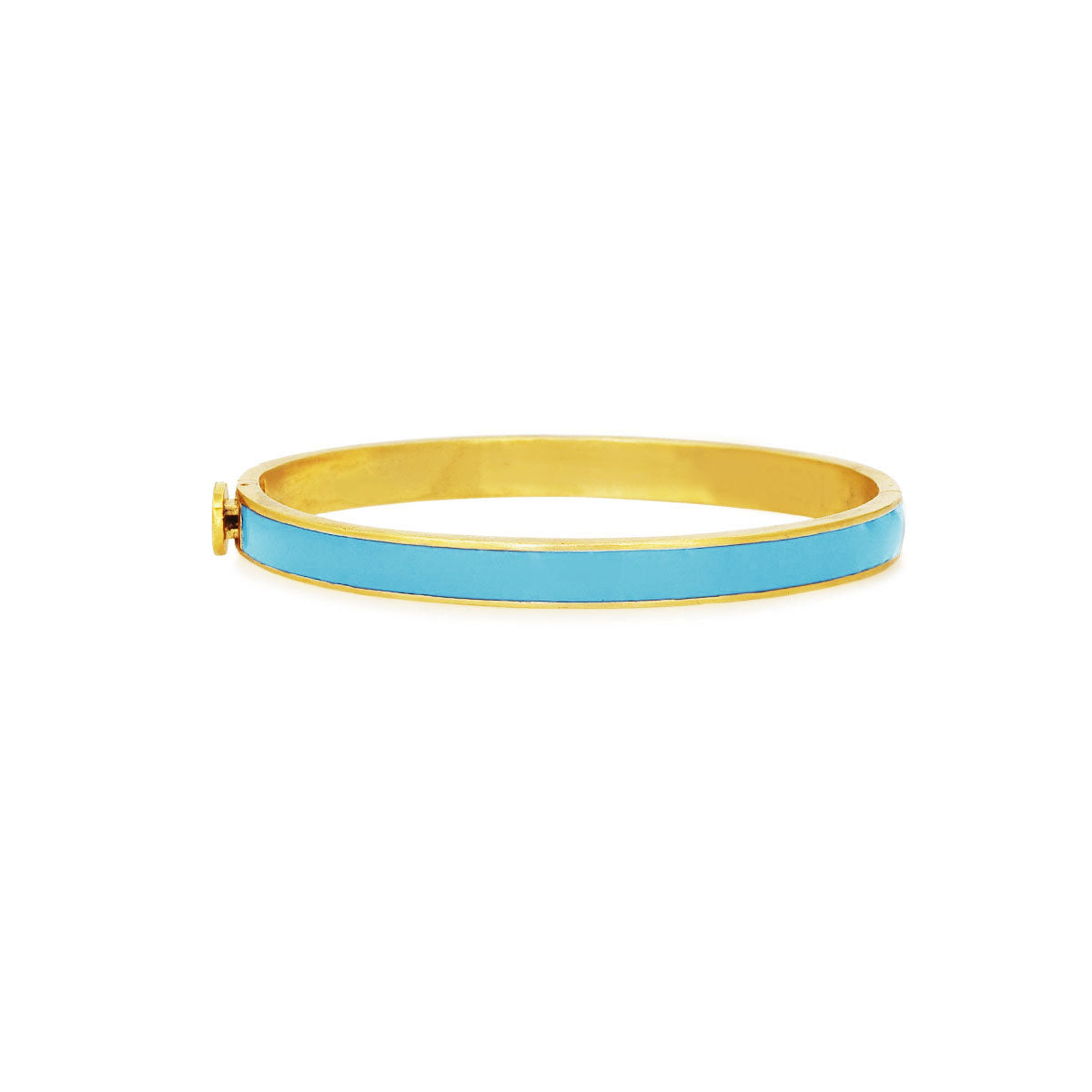 Light and Dark Blue Enamel Bangle