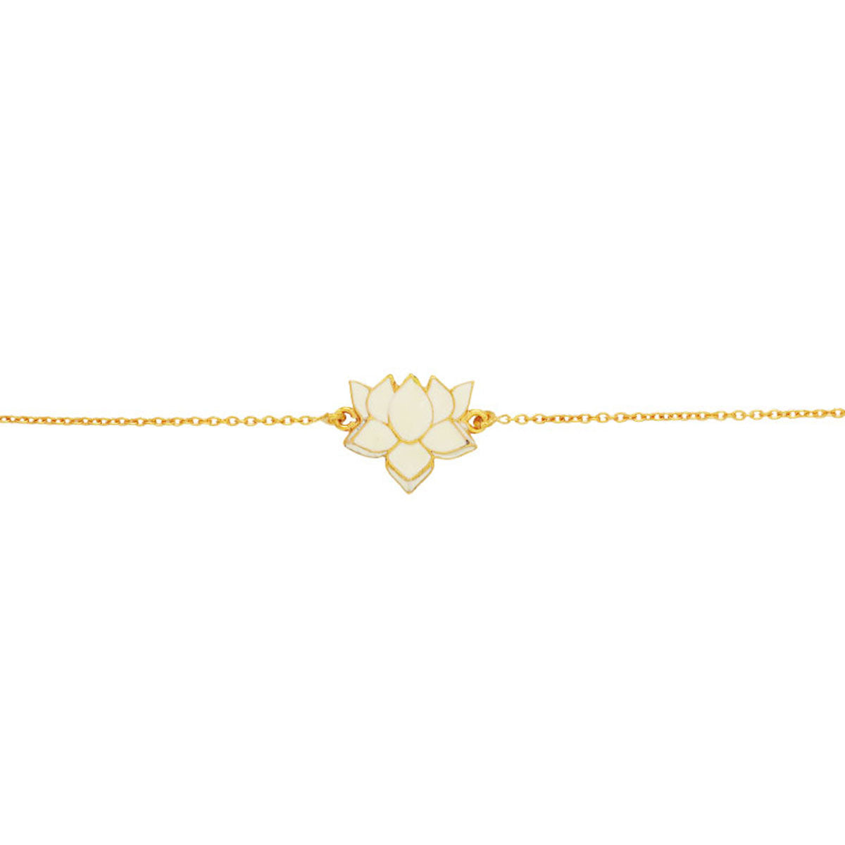 Ivory Lotus Bracelet