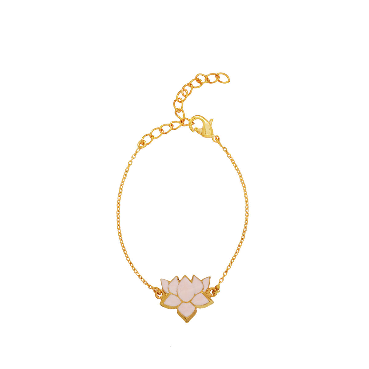 Pink Lotus Bracelet