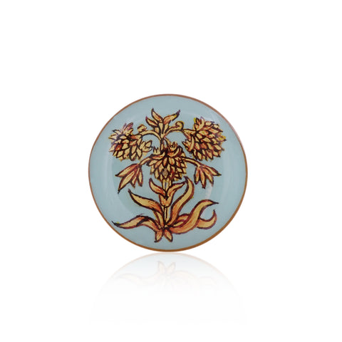 Turquoise Ramgarh Button