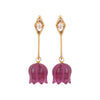 Pink Tulip Earrings